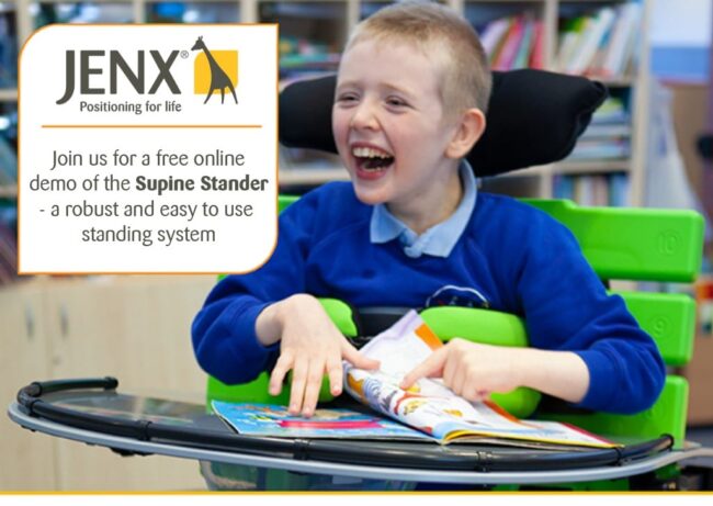 Supine Stander Webinar Header Jenx